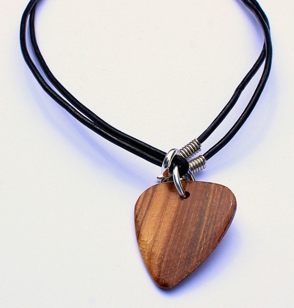 Timber Tones Leather Necklaces Pale Moon Ebony