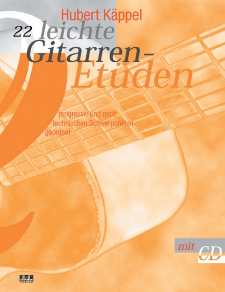 22 leichte Gitarren Etüden + CD