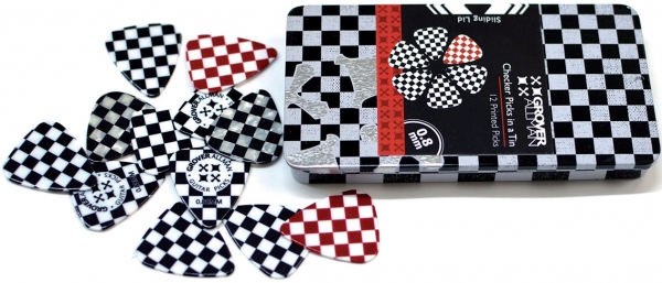 Grover Allman Checkerboard Pick Tin