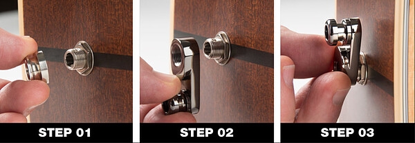 Preview: MusicNomad MN270 Acousti-Lok Adaptor Standard