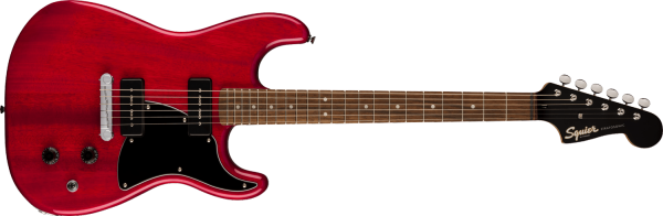 Squier Paranormal Strat-O-Sonic Crimson Red Transparent
