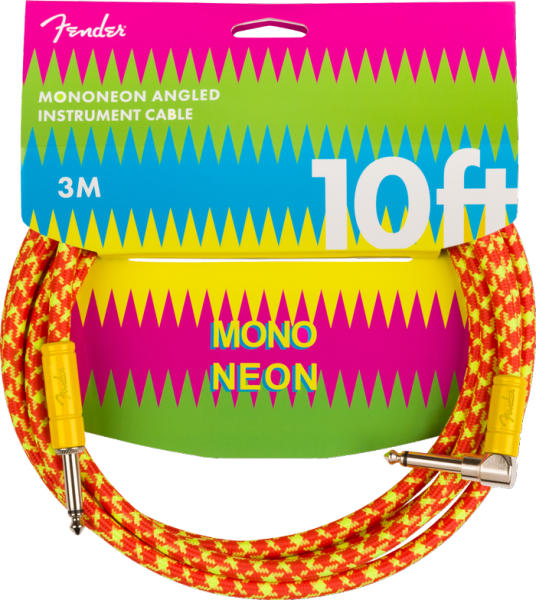 Fender MonoNeon Instrument Cable 3m Orange