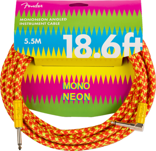 Fender MonoNeon Instrument Cable 5,5m Orange