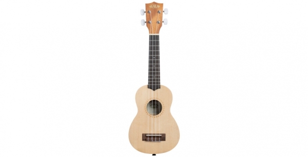 KALA KA-15S-S - Satin Spruce Soprano Ukulele, with Bag