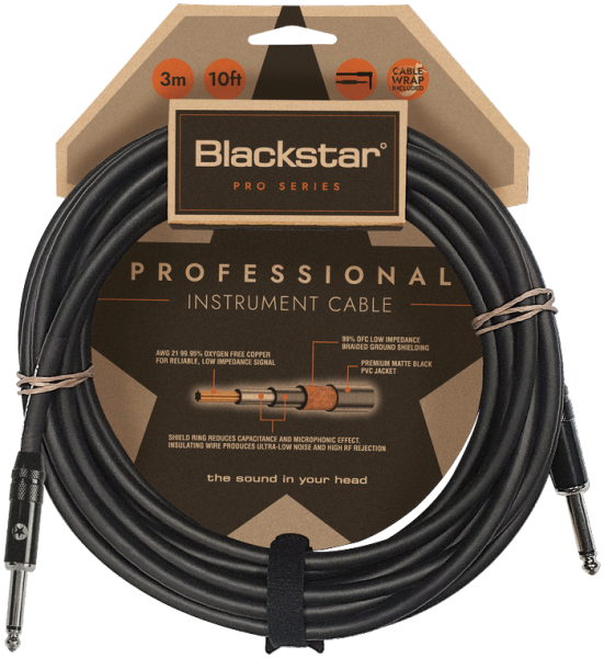Blackstar Pro Series Instrumentenkabel 3m gerade/gerade