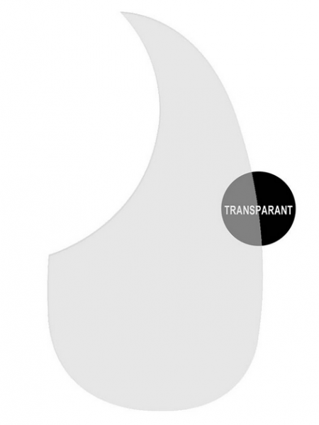 Boston AG-100-TR Pickguard transparent 