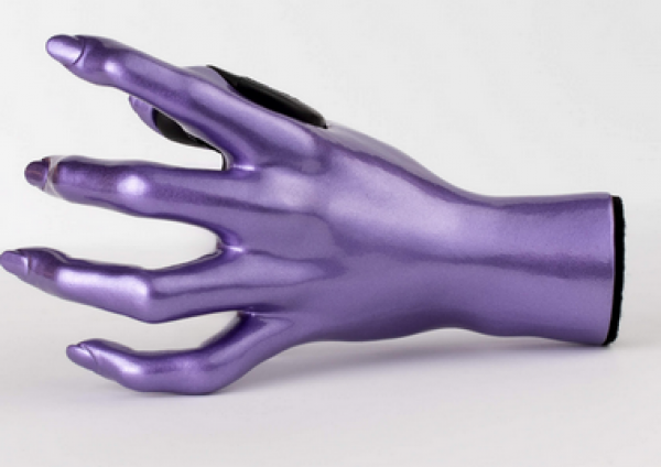 GuitarGrip Purple Metallic Female Hand right