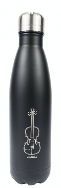 Coffee-to-go thermo mug: violin