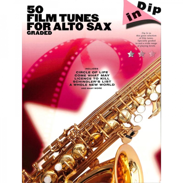 50 Film Tunes For Alto Sax graded