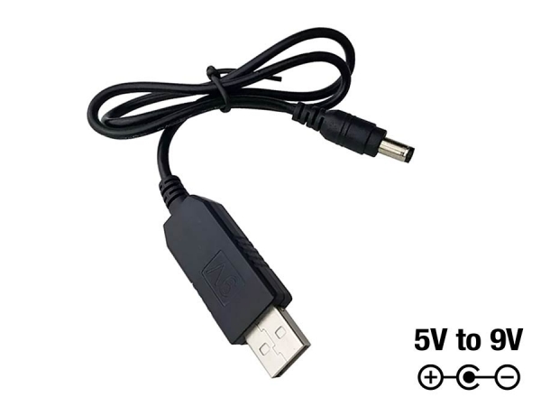 Boston BPC-9V1A power converter from USB 5V to 9V