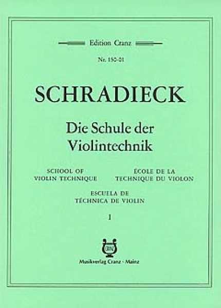 DIE SCHULE DER VIOLINTECHNIK 1