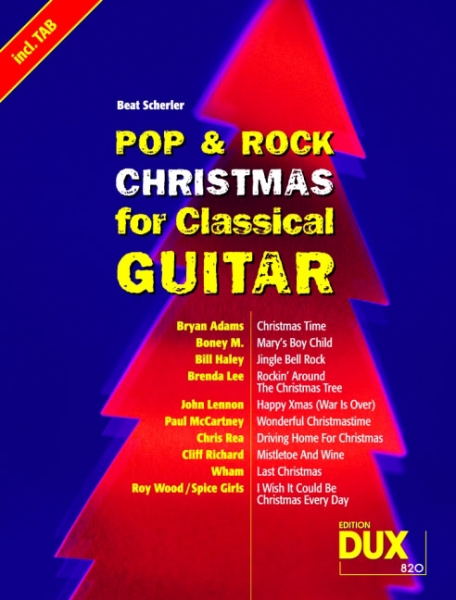 Pop & Rock Christmas for Classical Guitar