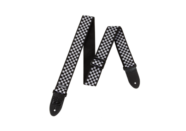 Dunlop D3831BK Gitarrengurt B&W Check