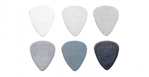 DUNLOP 44R1.0 Standard Nylon Plektrum 1.00mm