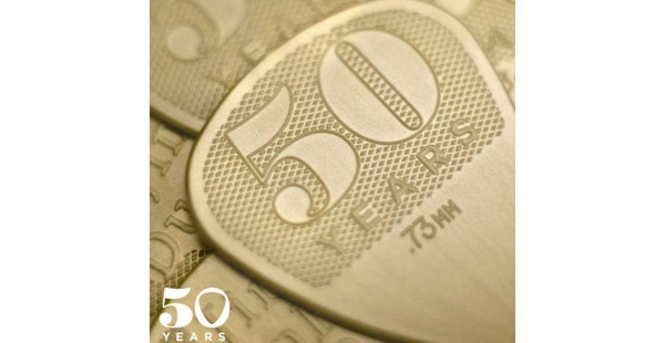 DUNLOP 50th Anniversary Gold Nylon Picks .73mm