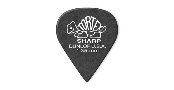 DUNLOP 4121 TORTEX Sharp Pick purple, 1.35 mm