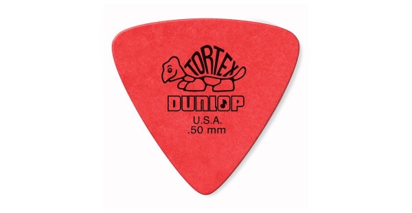 DUNLOP 4310 TORTEX Triangle Pick red, 0.50 mm