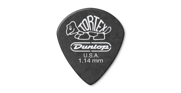 DUNLOP 4820 TORTEX BLACK GOLD Jazz black, 1.14 mm