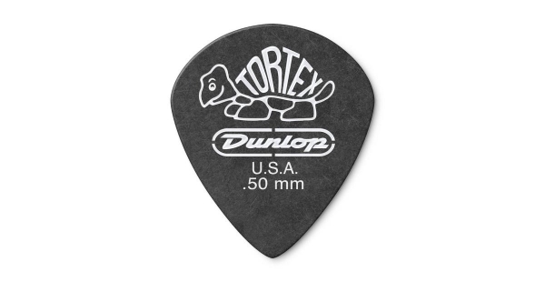 DUNLOP 4820 TORTEX BLACK GOLD Jazz black, 0.50 mm