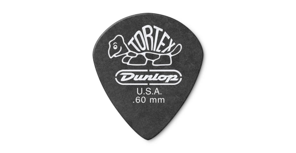 DUNLOP 4820 TORTEX BLACK GOLD Jazz black, 0.60 mm