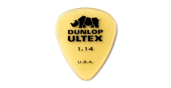DUNLOP 4210 Ultex Pick amber, 1.14 mm