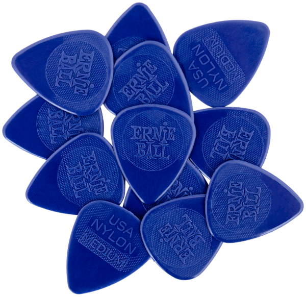 Ernie Ball EB9136 Plektren, Nylon, Medium