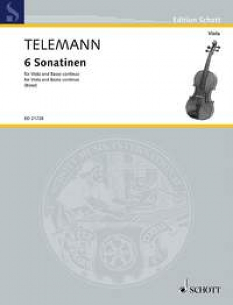 Telemann 6 Sonatinen für Bratsche