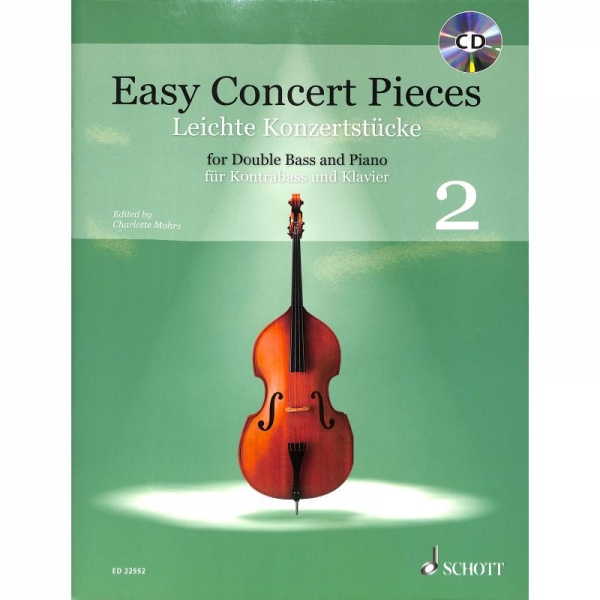 Easy Concert pieces 2 für Double Bass und Piano +CD
