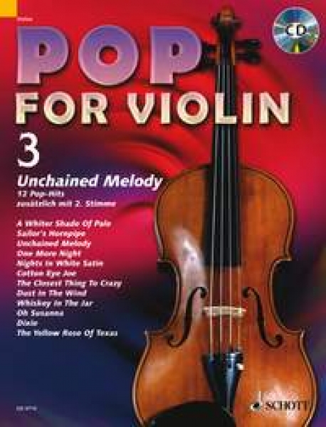 Pop for Violin 3 Unchained Melody +CD