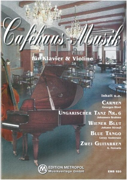 Caféhaus-Musik für Klavier & Violine