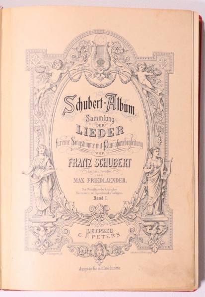 Preview: Schubert Album Band 1 Sammlung der Lieder