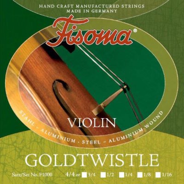 Fisoma F1001A Goldtwistle Violin Saite e'' 4/4