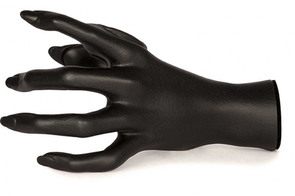 Preview: GuitarGrip Black Metallic Female Hand left