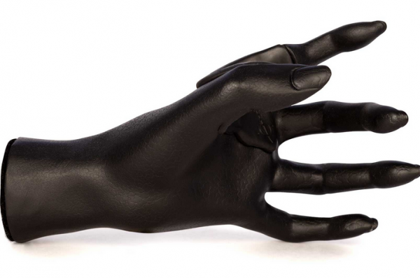 Preview: GuitarGrip Black Metallic Female Hand left