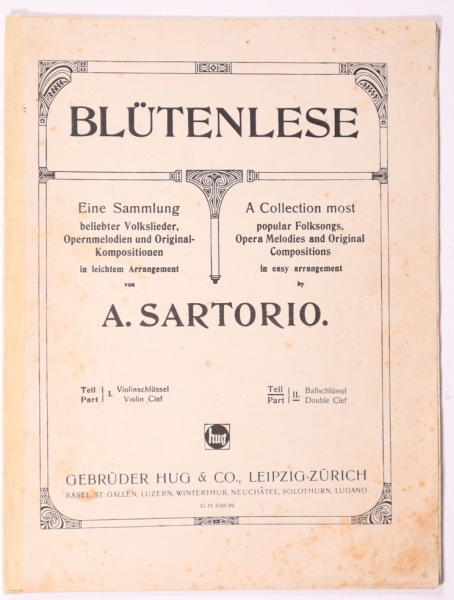 Blütenlese A.Sartorio