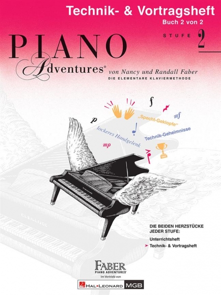 Piano Adventures: Technik-und Vortragsheft Stufe 2