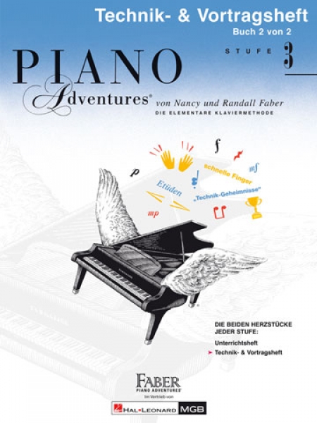 Piano Adventures: Technik-und Vortragsheft Stufe 3