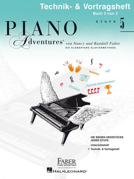 Piano Adventures: Technik-und Vortragsheft Stufe 5