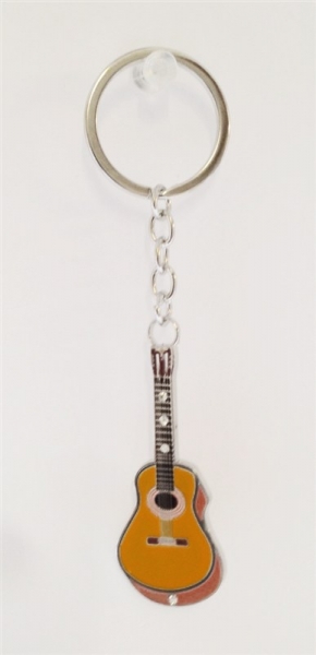 Little Snoring Keyring: Guitar