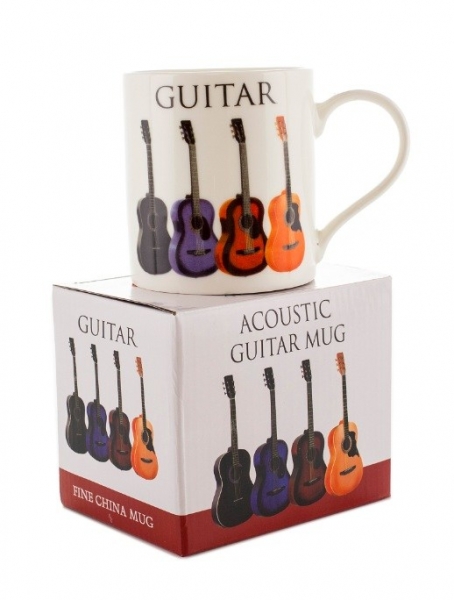 Music Word Mug - Acoustic Guitar