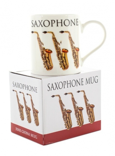 Music Word Mug - Saxophone