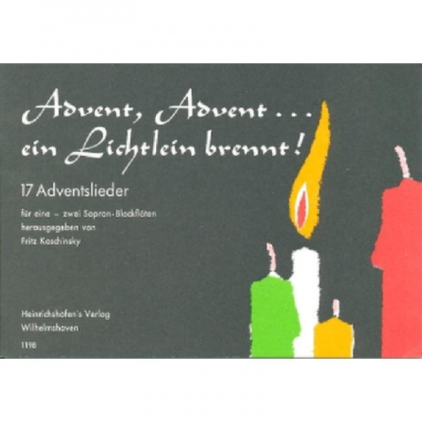 Advent , Advent...ein Lichtlein brennt B-Ware