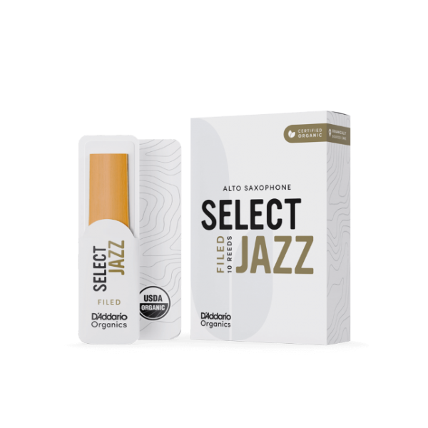 D'addario Organic Select Jazz Alt Filed 3S