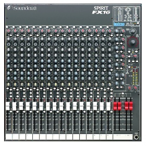 Livemixer SPIRIT FX16 m. Lexicon Hall