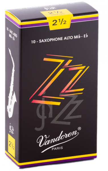 Vandoren SR4125 ZZ Jazz Es-Alt Sax.-Blätter St.2 1/2