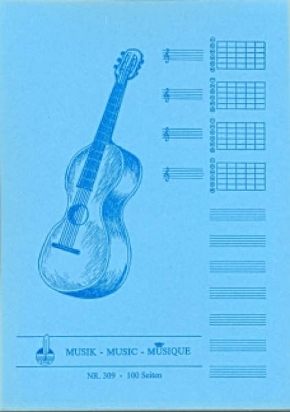 Notenblock für Gitarre STAR309