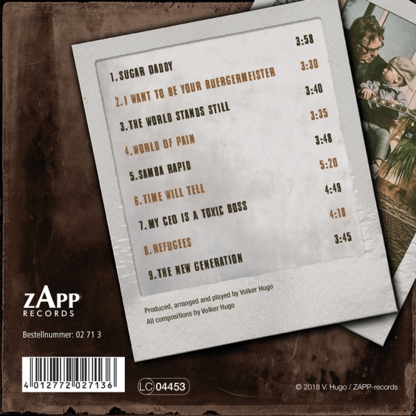 Preview: Volker Hugo - Songs For The New Generation (Audio-CD)