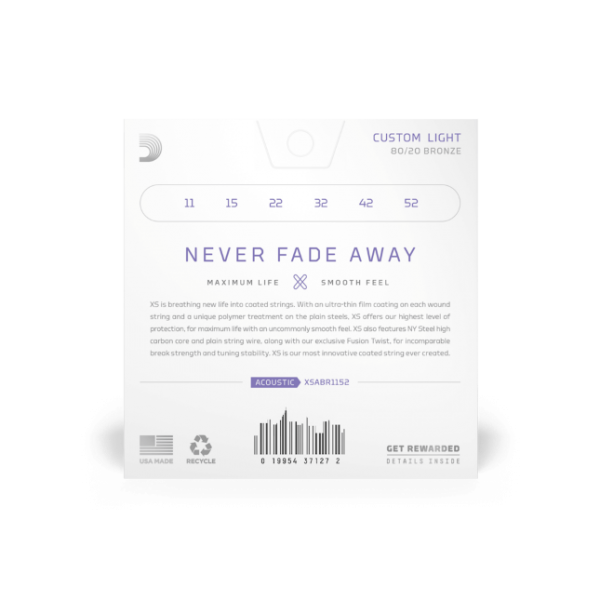 Preview: D'addario XSABR1152 80/20 Bronze - Custom Light