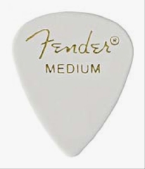 Fender 351 Classic Celluloid White - Medium