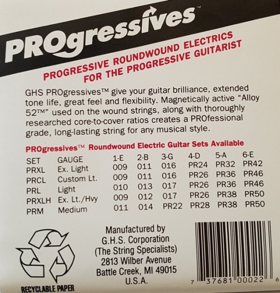 GHS PROgressives SET PRM